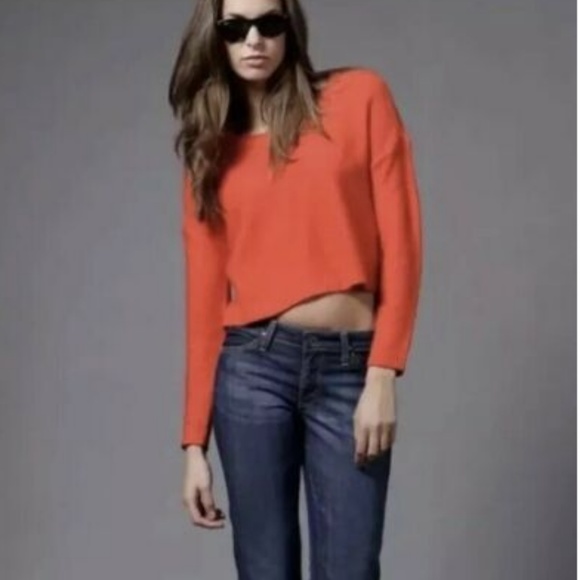 Ag Adriano Goldschmied Denim - Adriano Goldschmied Shorty 29R Cuff Crop Jeans